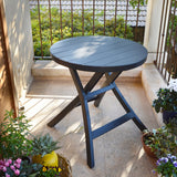 Oregon Folding Table Graphite/Cappuccino