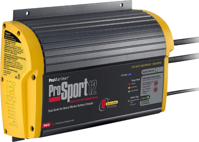 ProMariner – Batt Chgr, ProSport 12, 12V12A, 2 Bank – 43012