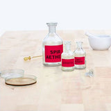 Coloured Labels A4, 210 x 297 mm, Red, Permanent Adhesion (4402)