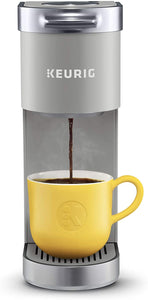 Keurig K-Mini Plus Coffee Maker, Single Serve K-Cup Pod Coffee Brewer, Comes With 6 to 12 Oz. Brew Size, K-Cup Pod Storage, and Travel Mug Friendly, Studio Gray