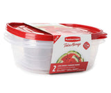 Rubbermaid TakeAlongs 11.7 Cup Large Squares, 2 Pack