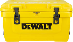 DEWALT 45 Qt Roto Molded Cooler, Heavy Duty Ice Chest for Camping, Sports & Outdoor Activities