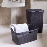 Rattan Style Rect Basket 45L