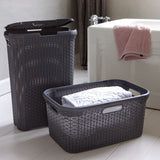 Rattan Style Rect Basket 45L