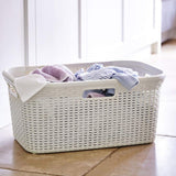 Rattan Style Rect Basket 45L