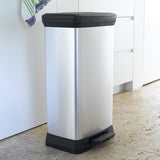 Curver Deco Pedal Bin Rectangle 50L