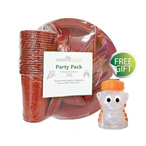 Party Pack (Disposable Partyware set) Red