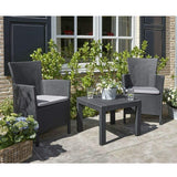 Rosario Balcony Set Graphite (FREE DELIVERY)