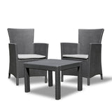 Rosario Balcony Set Graphite (FREE DELIVERY)