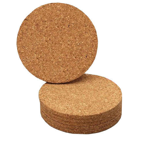 Round Cork Hotpads 4pcs