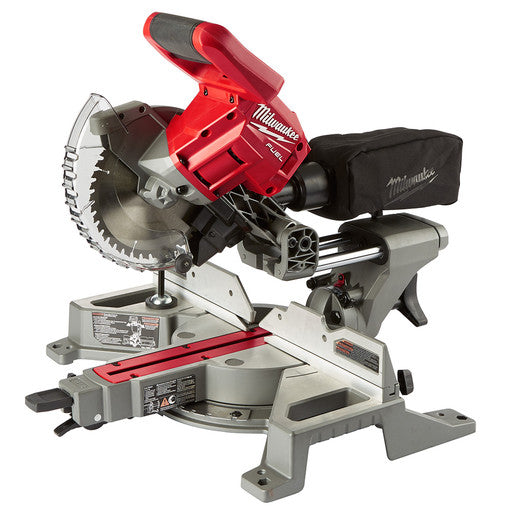 Milwaukee 2733-20 M18 FUEL 7-1/4′′ Dual Bevel Sliding Compound Miter Saw Bare Tool