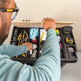 Stanley STST23151BK 31-Inch 100-Series 5-Drawer Storage Mobile Workbench – Black