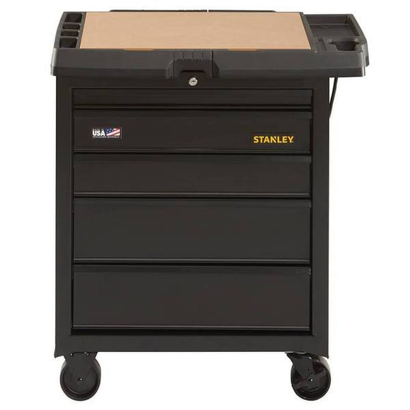 Stanley STST23151BK 31-Inch 100-Series 5-Drawer Storage Mobile Workbench – Black