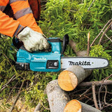 Makita XCU06T 18 Volt 10 Inch 5.0Ah LXT Brushless Top Handle Chain Saw Kit