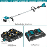 Makita XRU15PT1 18V X2 (36V) LXT Lithium-Ion Brushless String Trimmer Kit
