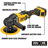 DeWALT DCM849P2 20V MAX XR 7′′ Brushless Cordless Rotary Polisher Kit