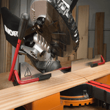 WORX WX845L 20v 7-1/4′′ Cordless Lithium-Ion Sliding Miter Saw Kit