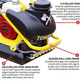 Tomahawk Power TPC90H 5.5 HP GX160 Honda Vibratory Plate Soil Compactor Tamper