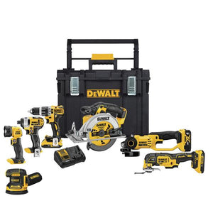 DeWALT DCKTS781D2M1 20V MAX Cordless Li-Ion 7 Tool Combo Kit w/ Tough System