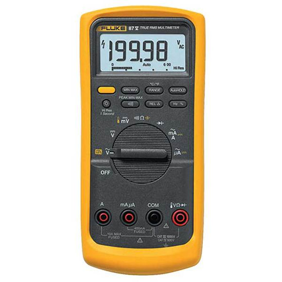 Fluke 87-5 87V Efficient Industrial Multimeter w/ Analog Bar Graph