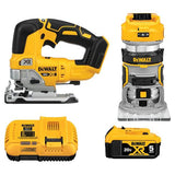 DeWALT DCK201P1 20V MAX XR Router/Jigsaw Cordless 2 Tool Combo Kit