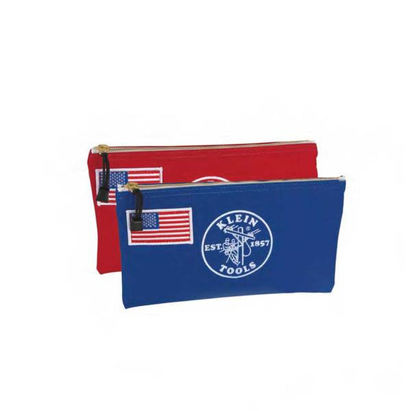 Klein 55777RWB American Legacy Limited Edition Canvas Zipper Bags – 2 PK