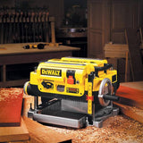 DeWALT DW735X 13-Inch Two-Speed Woodworking Thickness Planer + Tables & Knives