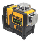 DeWALT DW089LG 12V 3 x 360-Degree Lithium-Ion Green Beam Line Laser