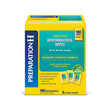 Preparation H Flushable Medicated Hemorrhoidal Wipes, Maximum Strength Relief With Witch Hazel And Aloe (180 ct.)