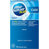 Alka-Seltzer Plus Cold Formula Sparkling Original (72 ct.)