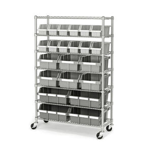 Member’s Mark Commercial Bin Rack w/ Wheels – 22 Bins