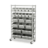 Member’s Mark Commercial Bin Rack w/ Wheels – 22 Bins