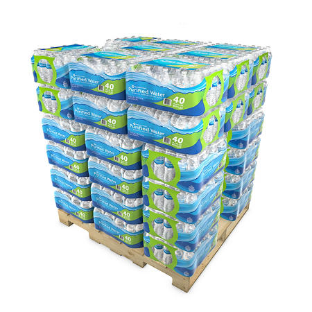 Member’s Mark Purified Drinking Water Pallet (40 bottles per case, 48 cases)