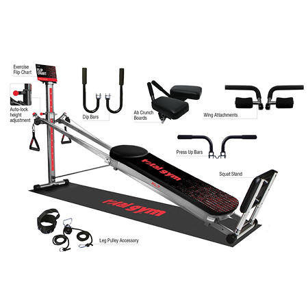 Total Gym XL7 Home Gym with Workout DVDs