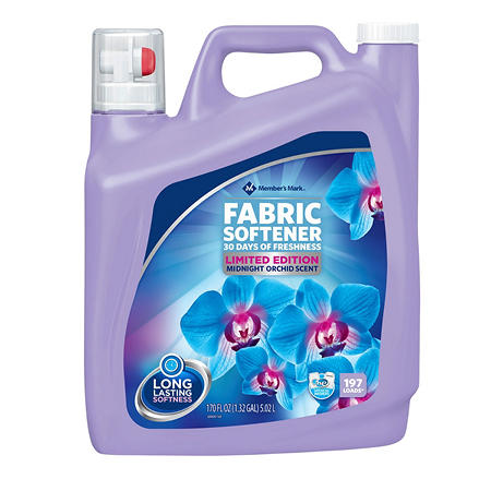 Member’s Mark Liquid Fabric Softener Midnight Orchid Scent (170 oz.)