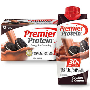 Premier Protein High-Protein Shake, Cookies & Cream (11 fl. oz., 12 pk.)