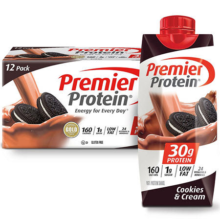 Premier Protein High-Protein Shake, Cookies & Cream (11 fl. oz., 12 pk.)