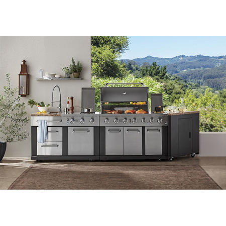 Member’s Mark 3-Piece Modular Outdoor Kitchen 5 Burner Grill