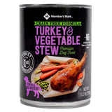 Member’s Mark Grain Free Turkey & Vegetable Stew Premium Dog Food (13.2 oz., 24 ct.)