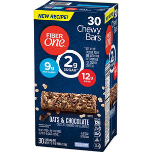 Fiber One Oats & Chocolate Chewy Bars (1.4 oz., 30 ct.)