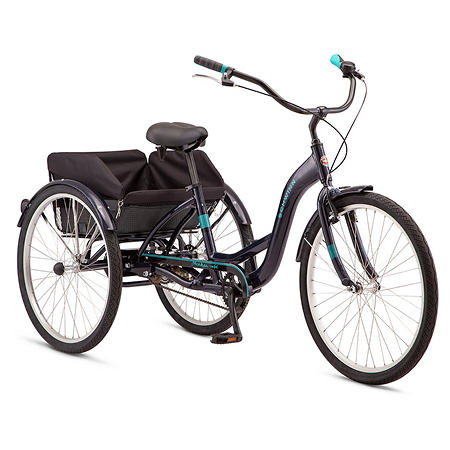 Schwinn Meridian Adult Tricycle, Single Speed (Choose your color)