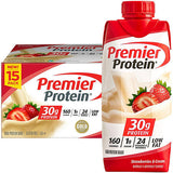 Premier Protein High Protein Shake, Strawberries & Cream (11 fl. oz., 15 pk.)