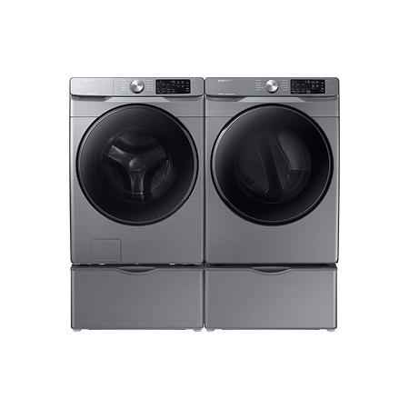 Samsung 4.5 cu. ft. Front-Load Washer & 7.5 cu. ft. Electric Dryer – Platinum