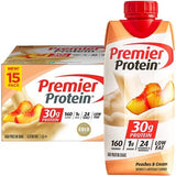Premier Protein 30g High Protein Shake, Peaches & Cream (11 fl. oz., 15 pk.)