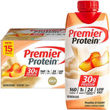 Premier Protein 30g High Protein Shake, Peaches & Cream (11 fl. oz., 15 pk.)