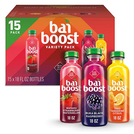 Bai Boost Variety Pack (18 fl. oz., 15 pk.)