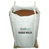 GroundSmart Rubber Mulch Cedar Red 76.9 cu ft Super Sack (Assorted Sizes)
