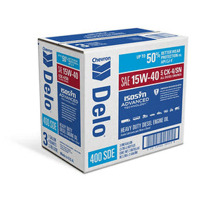 Delo 400 SDE SAE CK4 15W40 Heavy Duty Motor Oil (3-pack/1 gallon bottles)