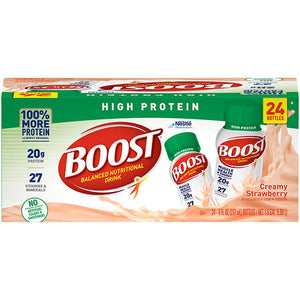 BOOST High Protein Drink, Strawberry (24 pk.)