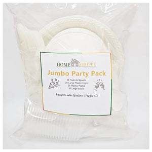 Jumbo Party Pack (Disposable Plastic Cutlery set)